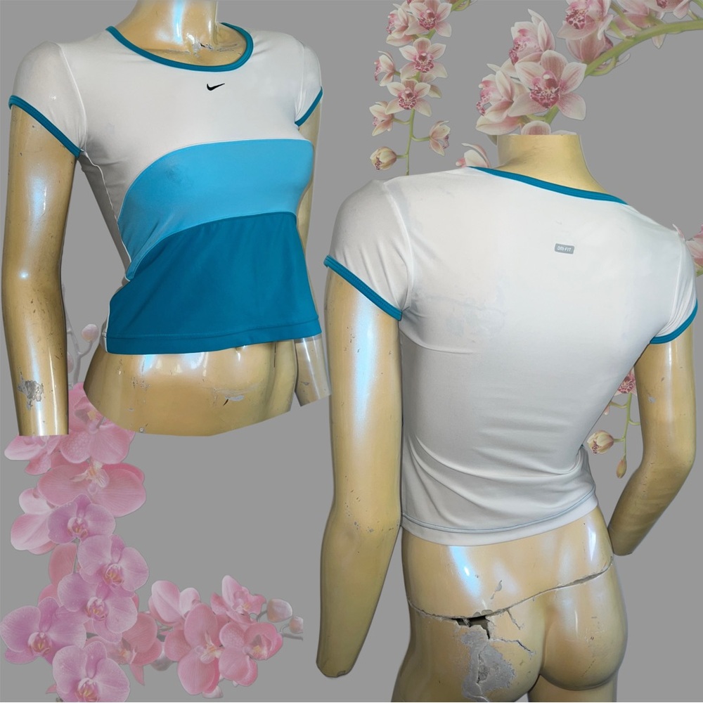 Nike Dri-Fit Turquoise Crop